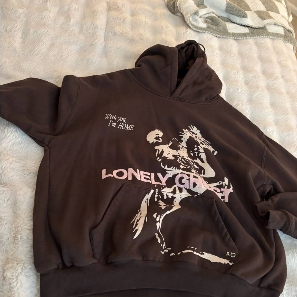 Lonely Ghost Chocolate Hoodie